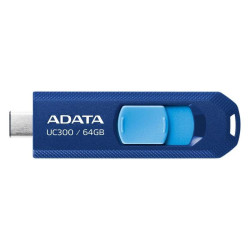 Флеш Диск A-Data 64GB Type-C UC300 ACHO-UC300-64G-RNB/BU USB3.2 синий/голубой