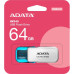 Флеш Диск A-Data 64GB UV240 AUV240-64G-RWH USB2.0 белый/голубой