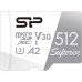 Флеш карта microSDXC 512GB Silicon Power SP512GBSTXDA2V20 Superior V30 A2 w/o adapter