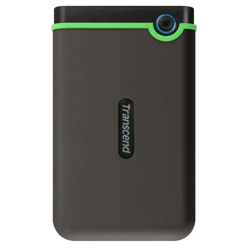 Portable HDD 4TB Transcend StoreJet 25M3S slim (Iron Gray), Anti-shock protection, One-touch backup, USB 3.1 Gen1, 130x81x24mm, 294g /3 года/