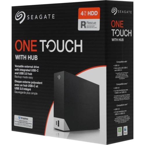 Жесткий диск Seagate USB 3.0 4Tb STLC4000400 One Touch 3.5