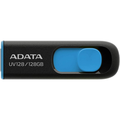 Флеш Диск A-Data 128Gb DashDrive UV128 AUV128-128G-RBE USB3.0 черный/синий