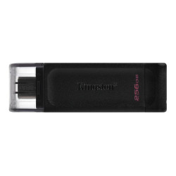 Флеш Диск Kingston 256Gb DataTraveler 70 Type-C DT70/256GB USB3.2 черный