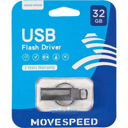 USB2.0 32GB Move Speed YSUSL серебро металл