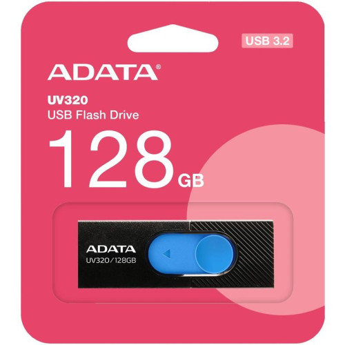 Флеш Диск A-Data 128Gb UV320 AUV320-128G-RBKBL USB3.2 черный