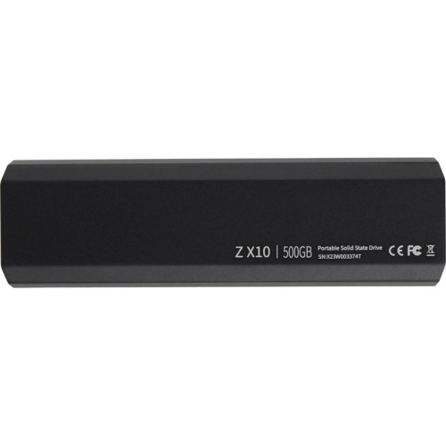 Накопитель SSD Netac USB-C 500GB NT01ZX10-500G-32BK ZX10 1.8