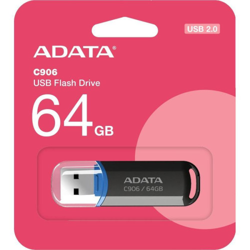 Флеш Диск A-Data 64Gb Classic C906 AC906-64G-RBK USB2.0 черный