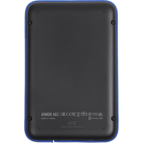 Жесткий диск Silicon Power USB3.0 4TB SP040TBPHD62LS3B Armor A62 2.5 Жесткий диск Silicon Power USB3.0 4TB SP040TBPHD62LS3B Armor A62 2.5
