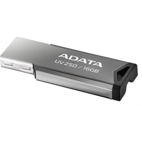 Флеш Диск A-Data 16Gb UV250 AUV250-16G-RBK USB2.0 серебристый