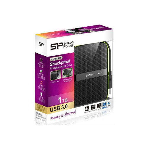 Жесткий диск Silicon Power USB 3.0 1Tb SP010TBPHDA60S3K A60 SP010TBPHDA60S3K Armor 2.5