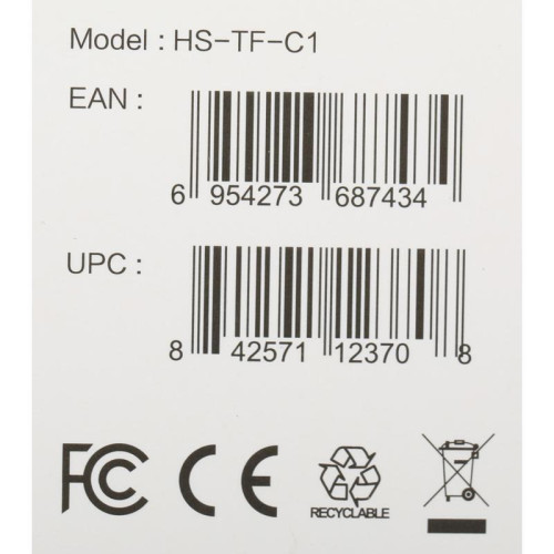 Флеш карта microSDXC 256GB Hikvision HS-TF-C1(STD)/256G/Adapter C1 V30 + adapter