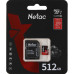 Флеш карта microSDXC 512GB Netac NT02P500PRO-512G-R P500 Extreme Pro + adapter Флеш карта microSDXC 512GB Netac NT02P500PRO-512G-R P500 Extreme Pro + adapter