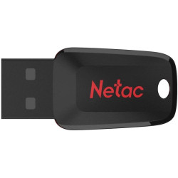 Флеш Диск Netac 32Gb U197 NT03U197N-032G-20BK USB2.0 черный/красный