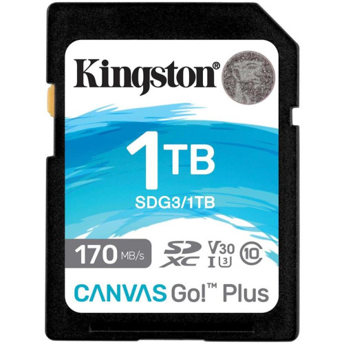 Флеш карта SDXC 1TB Kingston SDG3/1TB Canvas Go! Plus w/o adapter