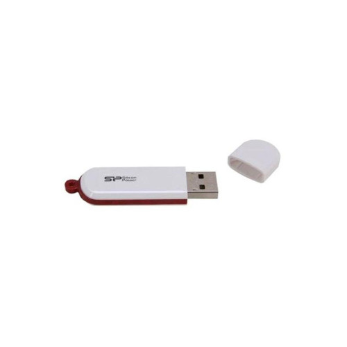 Флеш Диск Silicon Power 64Gb LuxMini 320 SP064GBUF2320V1W USB2.0 белый