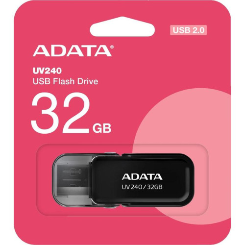 Флеш Диск A-Data 32Gb UV240 AUV240-32G-RBK USB2.0 черный