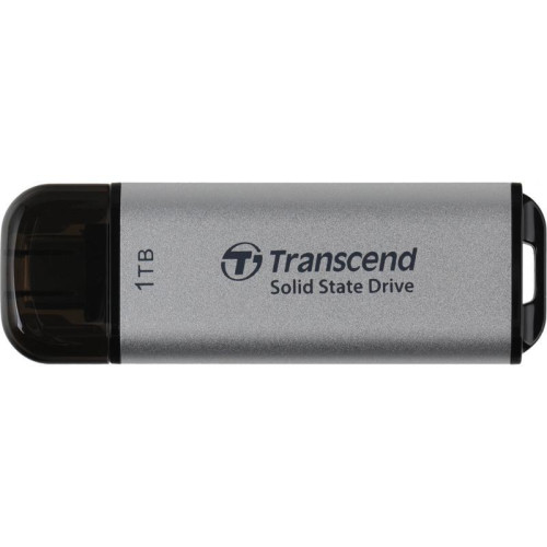 Накопитель SSD Transcend USB-C 1TB TS1TESD300S ESD300 серебристый