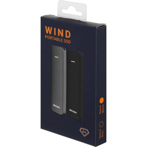 Накопитель SSD Hikvision USB-C 1TB HS-ESSD-P1000BWD 1000G BLACK 1.8