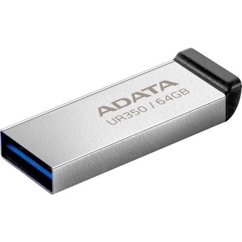 Флеш Диск A-Data 64GB UR350 UR350-64G-RSR/BK USB3.2 серебристый/черный