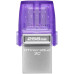 Флеш Диск Kingston 256Gb DataTraveler microDuo 3C DTDUO3CG3/256GB USB3.0 фиолетовый