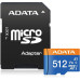 Флеш карта microSDXC 512GB A-Data AUSDX512GUICL10A1-RA1 Premier Pro + adapter