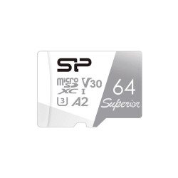Флеш карта microSDXC 64GB Silicon Power SP064GBSTXDA2V20 Superior w/o adapter