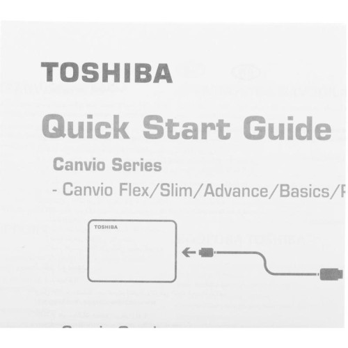 Жесткий диск Toshiba USB 3.0 1Tb HDTB510EK3AA Canvio Basics 2.5