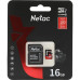 Флеш карта microSDHC 16GB Netac NT02P500PRO-016G-R P500 Extreme Pro V10 A1 + adapter Флеш карта microSDHC 16GB Netac NT02P500PRO-016G-R P500 Extreme Pro V10 A1 + adapter