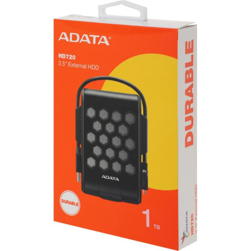 Жесткий диск A-Data USB3.0 1TB AHD720-1TU31-CBK HD720 DashDrive Durable 2.5