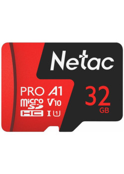 Флеш карта microSDHC 32GB Netac NT02P500PRO-032G-R P500 Extreme Pro + adapter