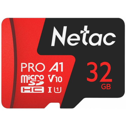 Флеш карта microSDHC 32GB Netac NT02P500PRO-032G-R P500 Extreme Pro + adapter