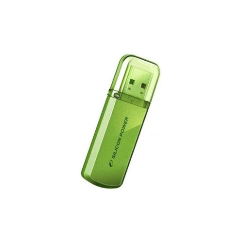 Флеш Диск Silicon Power 32Gb Helios 101 SP032GBUF2101V1N USB2.0 зеленый