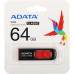 Флеш Диск A-Data 64GB Classic C008 AC008-64G-RKD USB2.0 красный/черный