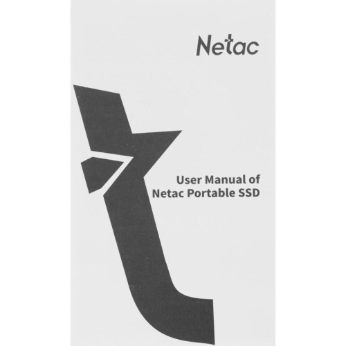 Накопитель SSD Netac USB-C 960Gb NT01Z7S-960G-32BK Z7S 2.5
