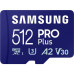 Флеш карта microSDXC 512GB Samsung MB-MD512SA Pro PLUS V30 + adapter