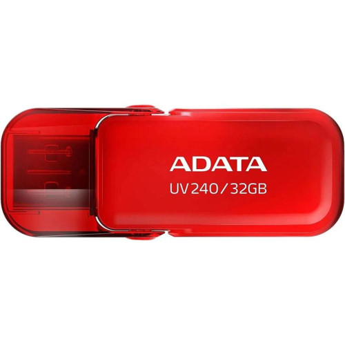 Флеш Диск A-Data 32Gb UV240 AUV240-32G-RRD USB2.0 красный