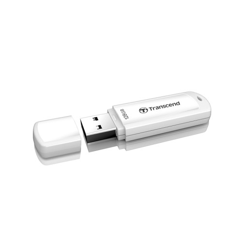 Флеш-накопитель/ Transcend 128GB JetFlash 730 (white) USB 3.0