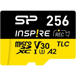 Флеш карта microSDXC 256GB Silicon Power SP256GBSTXLA2V1N Inspire V30 A2 w/o adapter