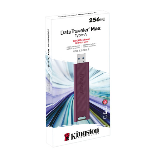 Флэш USB Kingston 256GB USB 3.2 Gen 2 DataTraveler Max Type A/ Kingston 256GB USB 3.2 Gen 2 DataTraveler Max Type A