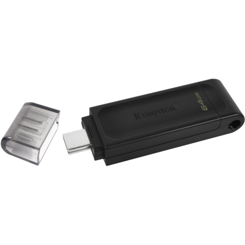 Флеш-накопитель/ Kingston 64Gb USB 3.2 DataTraveler 70 USB Type-C