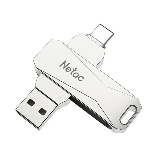 Флеш Диск Netac 32Gb U782C NT03U782C-032G-30PN USB3.0 серебристый