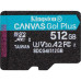 Флеш карта microSDXC 512GB Kingston SDCG4/512GBSP Canvas Go! Plus V30 A2 w/o adapter Флеш карта microSDXC 512GB Kingston SDCG4/512GBSP Canvas Go! Plus V30 A2 w/o adapter