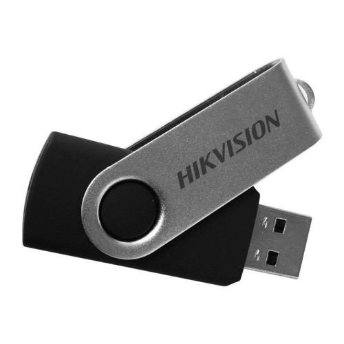 Флеш Диск Hikvision 128GB M200S HS-USB-M200S/128G/U3 USB3.0 серебристый/черный