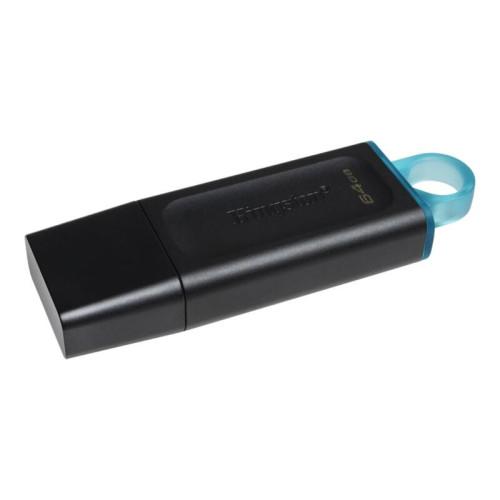 Флэш USB Kingston 64GB USB3.2 Gen 1 DataTraveler Exodia (Black + Teal 2 шт/ Kingston 64GB USB3.2 Gen 1 DataTraveler Exodia (Black + Teal 2 pcs