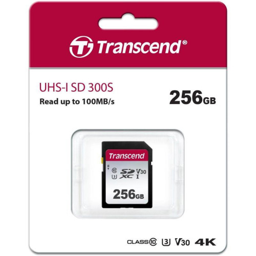 Флеш карта SDXC 256GB Transcend TS256GSDC300S w/o adapter Флеш карта SDXC 256GB Transcend TS256GSDC300S w/o adapter