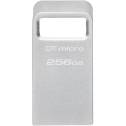 Флеш Диск Kingston 256Gb DataTraveler Micro DTMC3G2/256GB USB3.0 серебристый