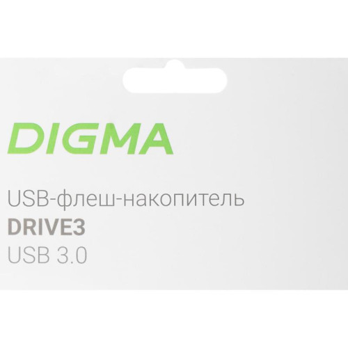 Флеш Диск Digma 256Gb DRIVE3 DGFUM256A30SR USB3.0 серебристый