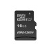 Флеш карта microSDHC 16GB Hikvision HS-TF-C1(STD)/16G/ZAZ01X00/OD w/o adapter