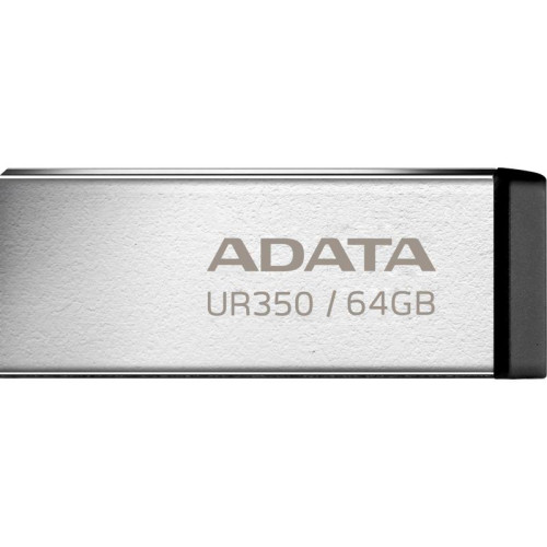 Флеш Диск A-Data 64GB UR350 UR350-64G-RSR/BK USB3.2 серебристый/черный