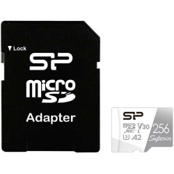 Флеш карта microSDXC 256GB Silicon Power SP256GBSTXDA2V20SP Superior + adapter